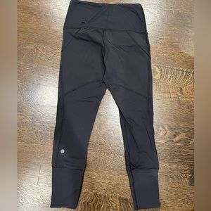 Lululemon Leggings with zipper detail